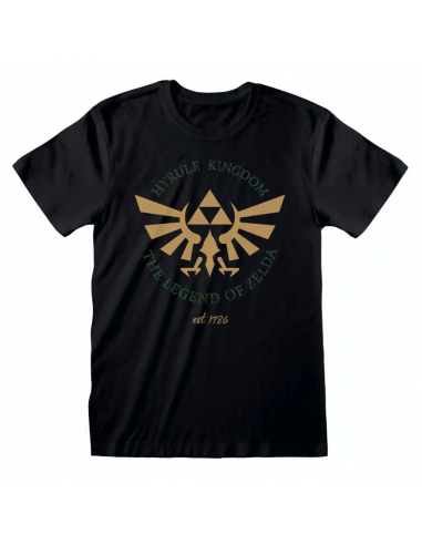 Nintendo - T-shirt Nintendo Legend Of Zelda - Hyrule Kingdom Crest- Taille L