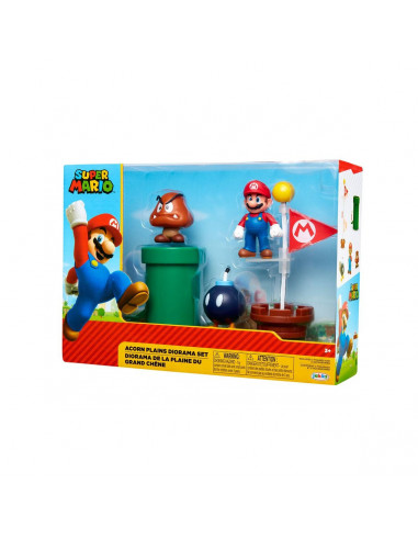 Nintendo - Super Mario Diorama du monde souterrain - 5 figurines 6 cm