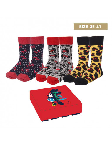 Disney pack 3 paires de chaussettes Believe In Your Inner Minnie 35-41