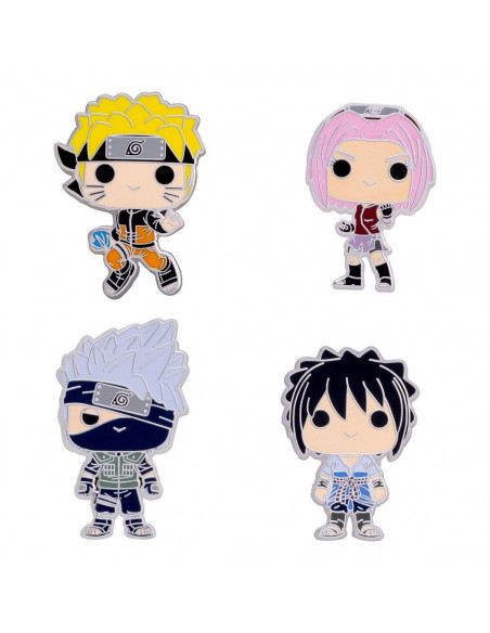 Naruto POP! Pin set 4 pin's émaillés Team 7