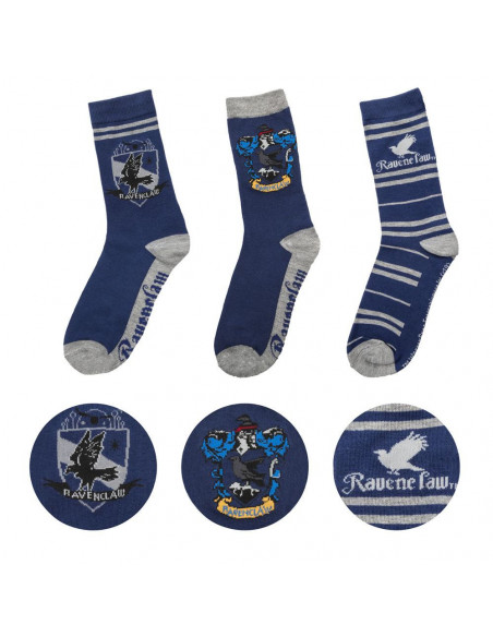 Harry Potter - Pack 3 Paires de Chaussettes Poufsouffle