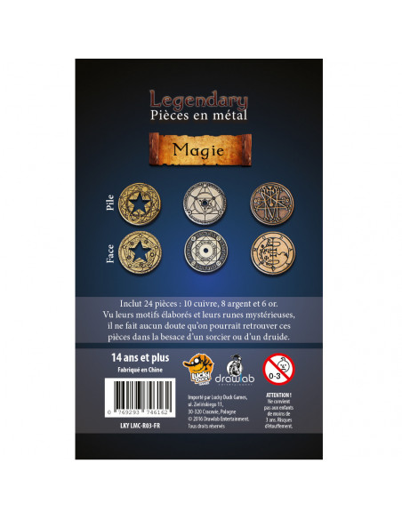 LEGENDARY METAL COINS – Set Magie