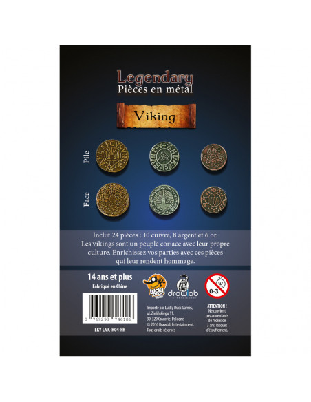 LEGENDARY METAL COINS – Set Viking