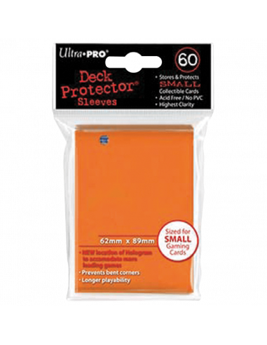 ULTRA PRO : 60 Sleeves Japonais Orange