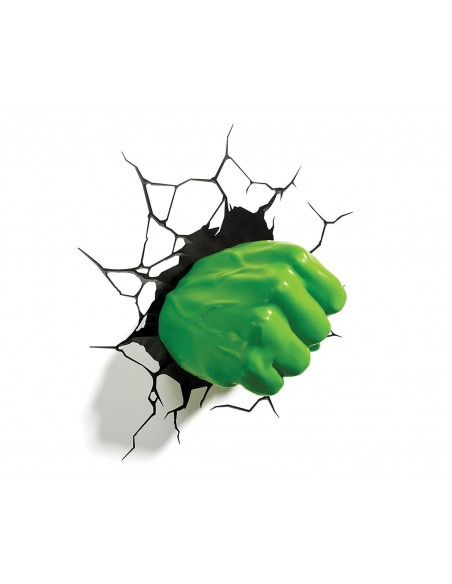 Marvel lampe 3D LED Hulk Fist