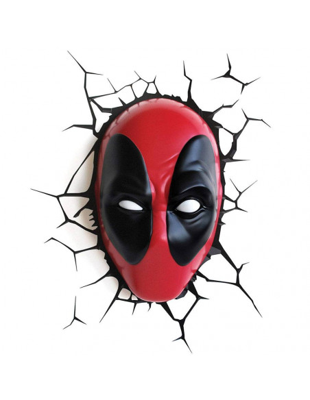 Marvel lampe 3D LED Deadpool