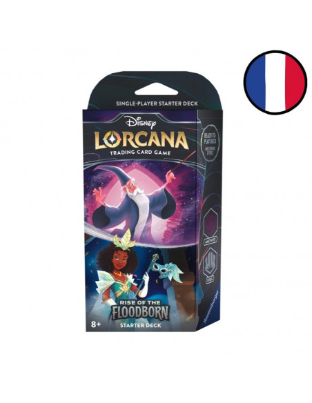 Disney Lorcana - L'Ascension des Floodborn : Deck de Démarrage - MERLIN ET TIANA  (Précommande Réassort Janvier 2024)