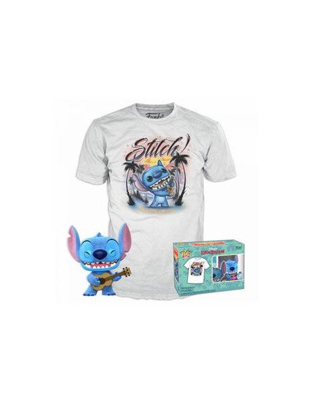 FUNKO POP! POP & TEE: L&S - UKELELE STITCH (L)