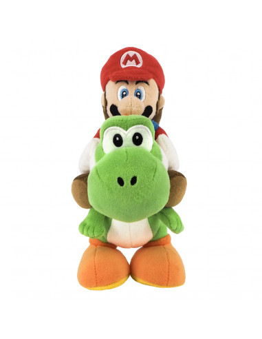 Super Mario - Mario et Yoshi Peluche 21cm