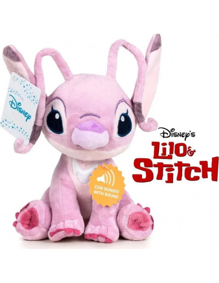 Lilo & Stitch - Peluche Sonore Angel - 40cm