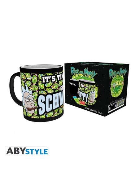 Rick and Morty - Mug Thermo Réactif - Get Schwifty