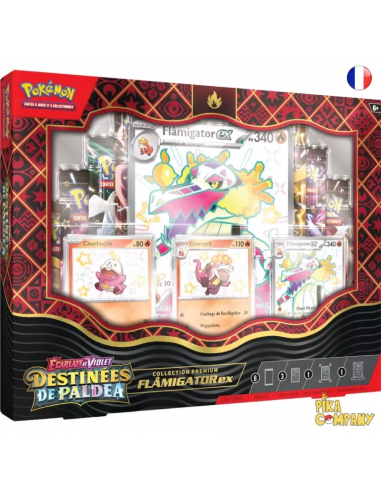 Pokémon EV045 - Coffret Premium Ex - Miascarade/Palmaval/Flamigator