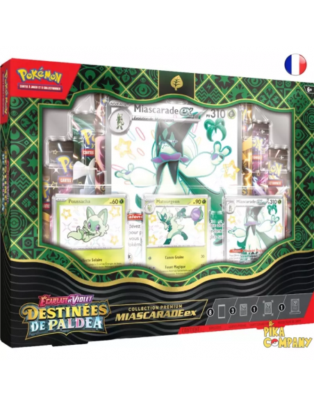 Pokémon EV045 - Coffret Premium Ex - Miascarade/Palmaval/Flamigator