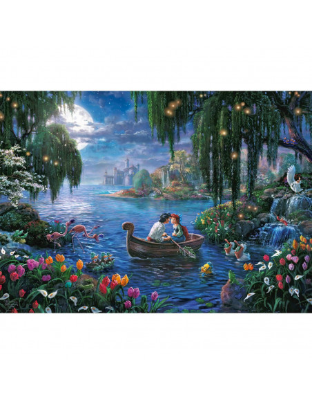 PUZZLE SCHMIDT : La petite sirène et le prince Eric, 1000 pcs