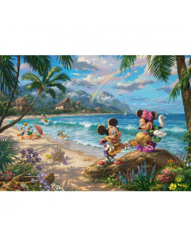 PUZZLE SCHMIDT : Disney, Mickey a la plage, 1000p