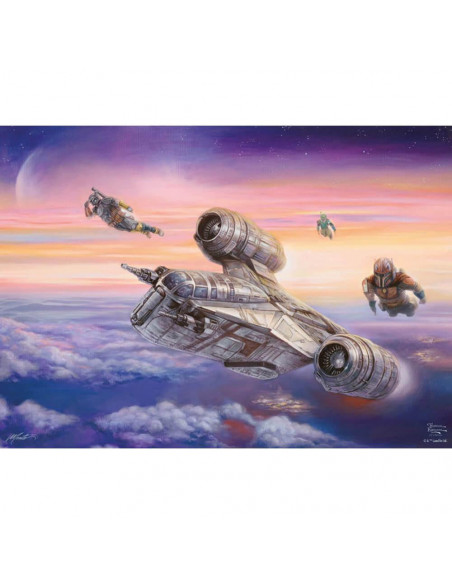 PUZZLE SCHMIDT : Star Wars, Mandalorian L'escorte, 1000p