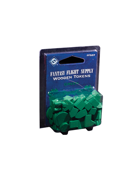 Fantasy Flight Supply Wooden Token - Vert