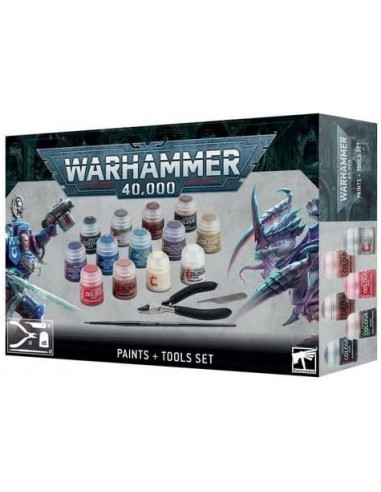 Warhammer 40000 : Accessoires - Paint + Tools Set