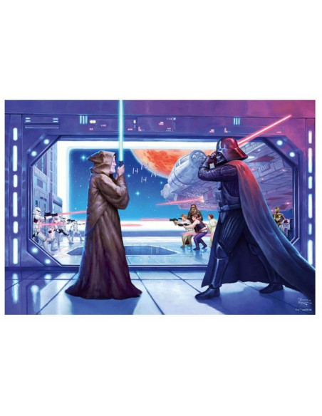 PUZZLE SCHMIDT : Star Wars, Obiwan Kenobi Bataille Finale, 1000p