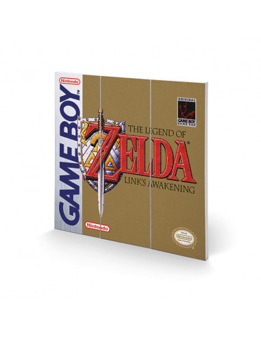 Nintendo - The Legend of Zelda - Tableau en Bois - Link's Awakening