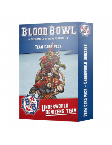 Blood Bowl : UNDERWORLD DENIZENS TEAM CARD PACK (ANGLAIS)