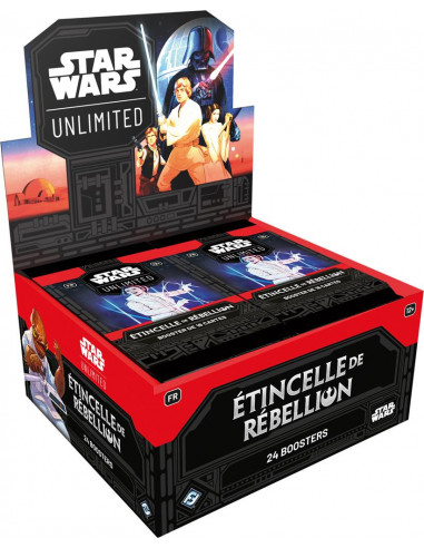 Star Wars UNLIMITED : ÉTINCELLE DE RÉBELLION - Display de  24 BOOSTERS