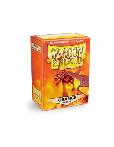 100 Dragon Shield Matte : Orange