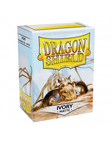 100 Dragon Shield Matte : Ivory