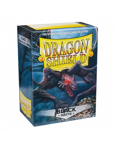 100 Dragon Shield Matte : Black