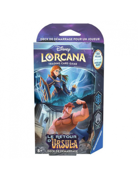 Disney Lorcana - Le Retour d'Ursula (Set 4) - Deck de Démarrage Anna et Hercule (Précommande 17/05/24)