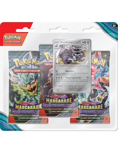 Pokémon EV06 - Mascarade Crépusculaire : Pack 3 Boosters