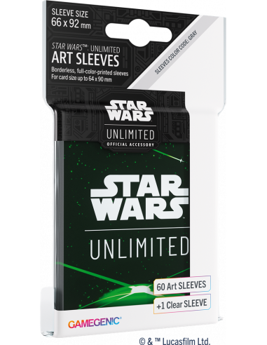 Star Wars Unlimited : Art Sleeves : Card Back Green