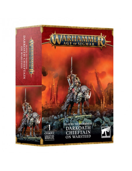 Warhammer - Age of Sigmar - Chef de Guerre sur Destrier - Noir Serment