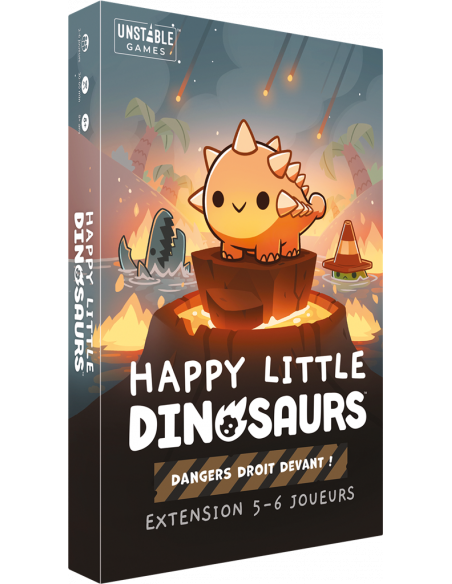 Happy Little Dinosaurs - Hazards Ahead - extension 5,6 Joueurs