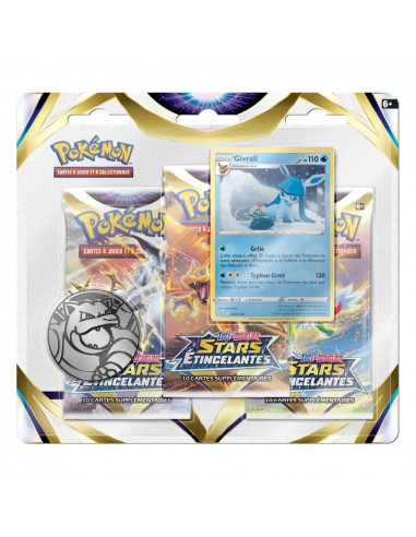 Pokémon EB09 - Stars Etincelantes : Pack 3 Boosters