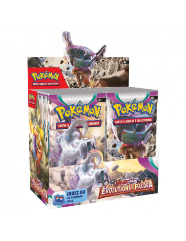 Pokémon EV02 - Evolutions à Paldea : Display de 36 Boosters