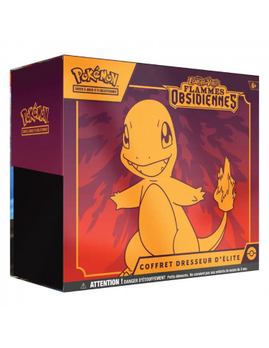 Pokémon EV03 - Flammes Obsidiennes : Coffret Dresseur d'Élite