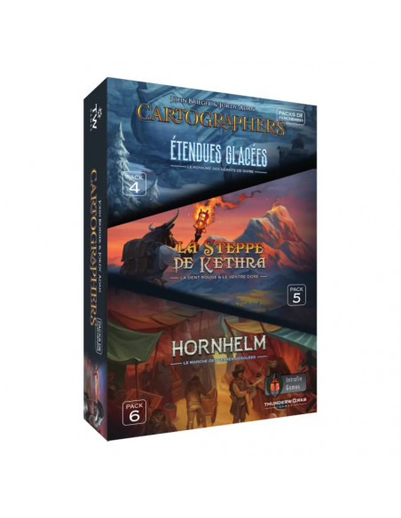 Cartographers - Packs de Parchemins (Pack 4 , 5 & 6)