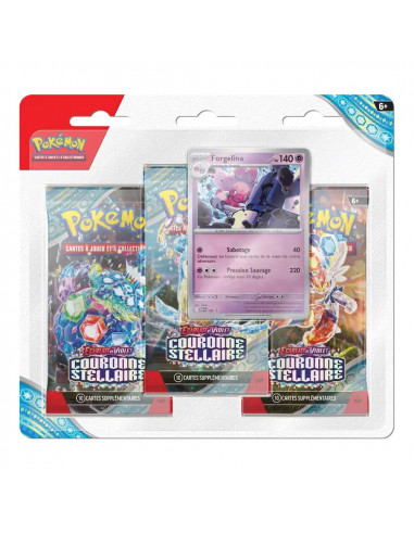 Pokémon EV07 - Couronne Stellaire : Pack 3 Boosters