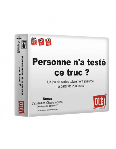 Personne n'a Testé ce Truc ?