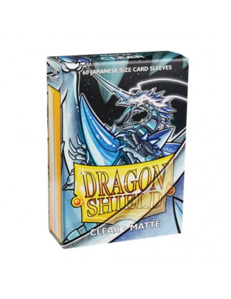 60 Dragon Shield Matte Japanese sleeves : Matte Clear