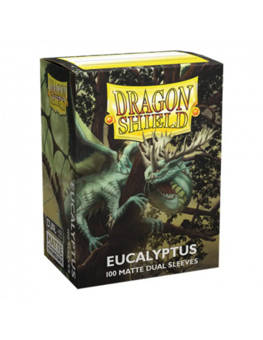 100 Dragon Shield Dual Matte : Eucalyptus Lehel