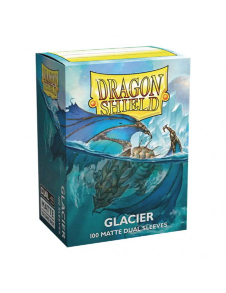 100 Dragon Shield Dual Matte : Glacier