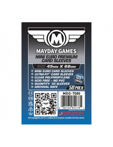 Protège Cartes Premium - 45x68mm (x50) Mayday Games