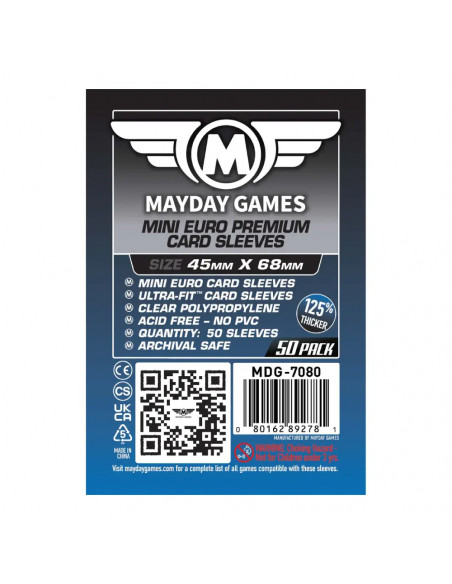 Protège Cartes Premium - 45x68mm (x50) Mayday Games