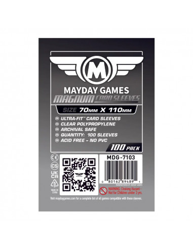 Protège Cartes - 70x110mm (x100) Mayday Games