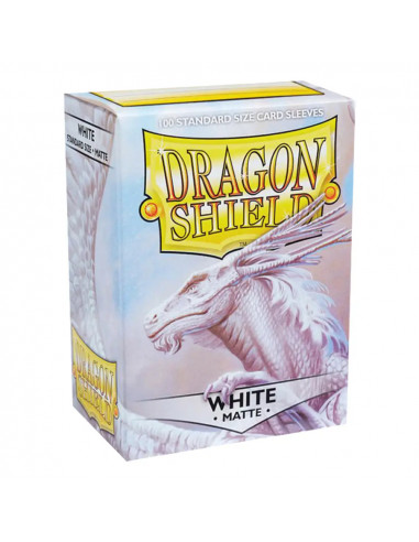 100 Dragon Shield Matte : White