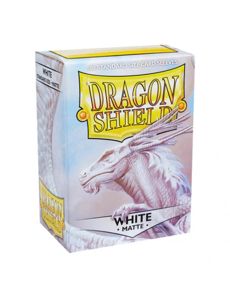 100 Dragon Shield Matte : White