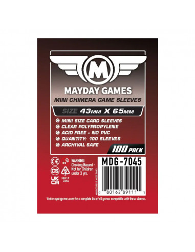 Protège Cartes - 43x65mm (x100) Mayday Games