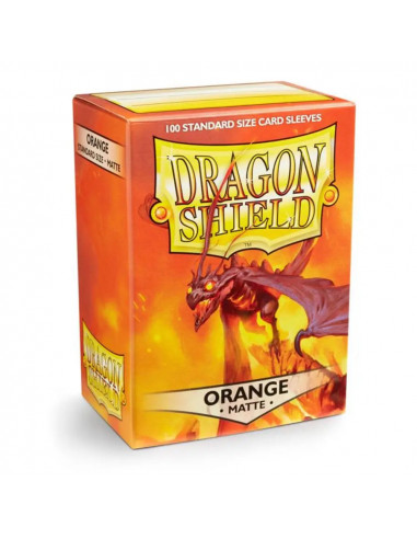 100 Dragon Shield Matte : Orange